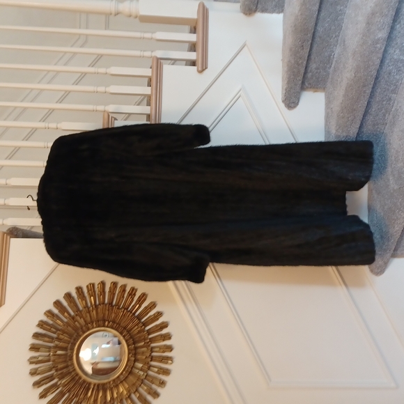 Fredrick & Nelson 100% Black Mink Coat! Vintage, heirloom quality, Maxi length - Picture 3 of 7